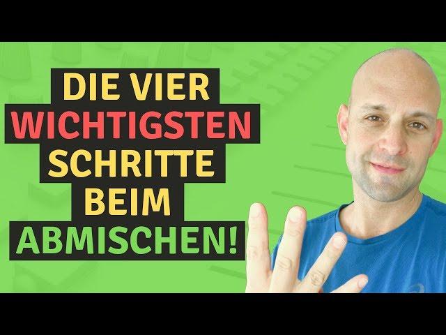 Musik mischen lernen - Die vier wichtigsten Arbeitsschritte beim Song abmischen