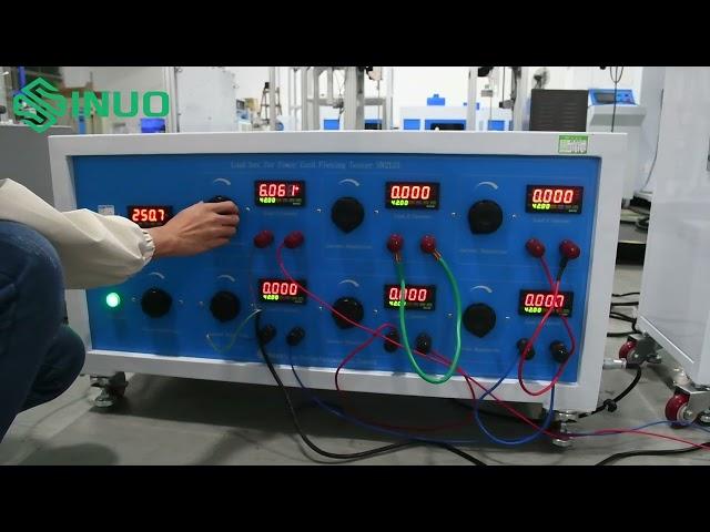 IEC 60884-1 Six Stations Power Cord Flexing Test Apparatus With 40A Load Cabinet