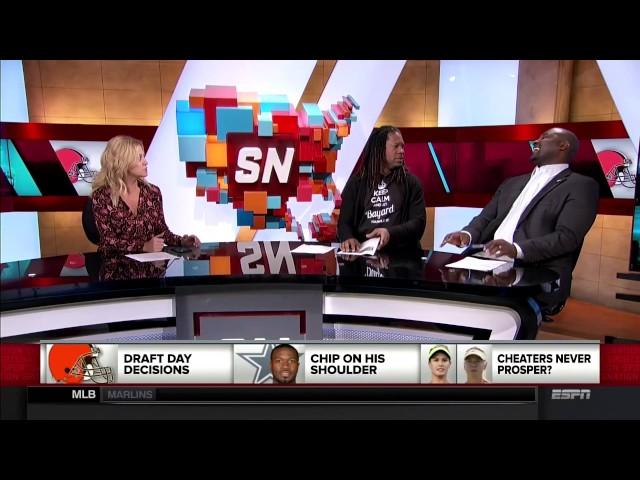 Marcellus Wiley Ask Michelle Beadle About Her Vaginal Odor on ESPN SportsNation 4/27/17