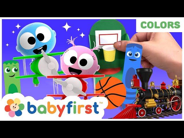 Toddler learning video | Learning Colors with Airplanes | Color Crew | GooGaa & GaaGaa | Baby First