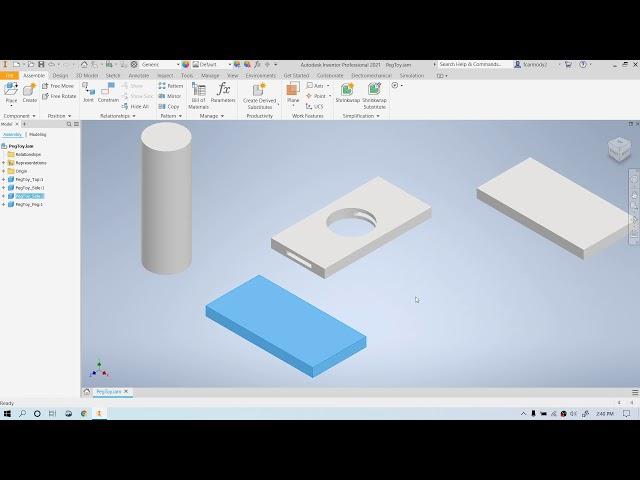 Autodesk Inventor 2021 :  0 :  Basics in 30 Min