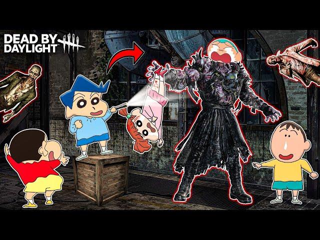 Shinchan Trolling Noob Killer In DBD With His Friends  | Shinchan Playing Dead By Daylight 