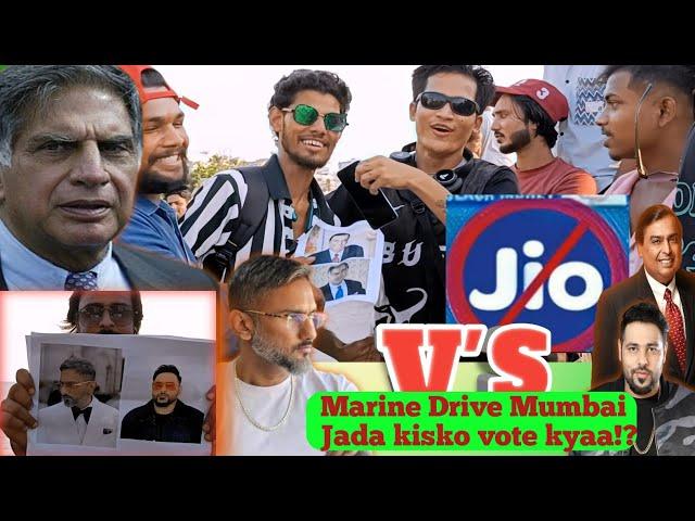 Marine Drive Mumbai || Tata Raton V's Mukesh Ambani ||  Yo Yo Honey Singh V's Badshah ||