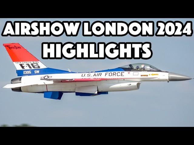 The VERY BEST of the Airshow London 2024: USAF E4, F16, RAF Red Arrows and More!