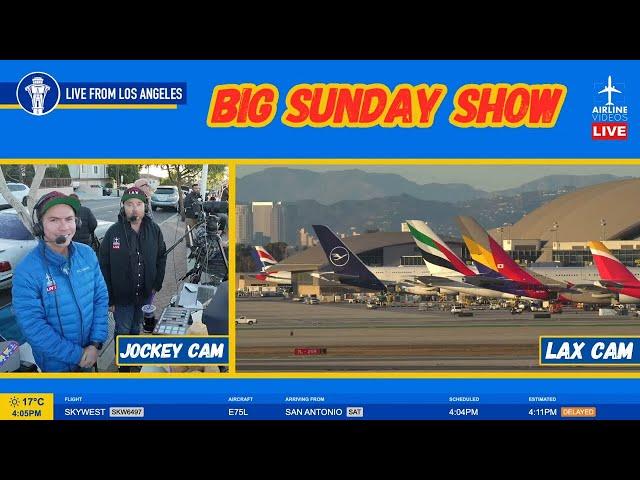 LIVE Los Angeles (LAX) Airport Plane Spotting (November 17th, 2024)