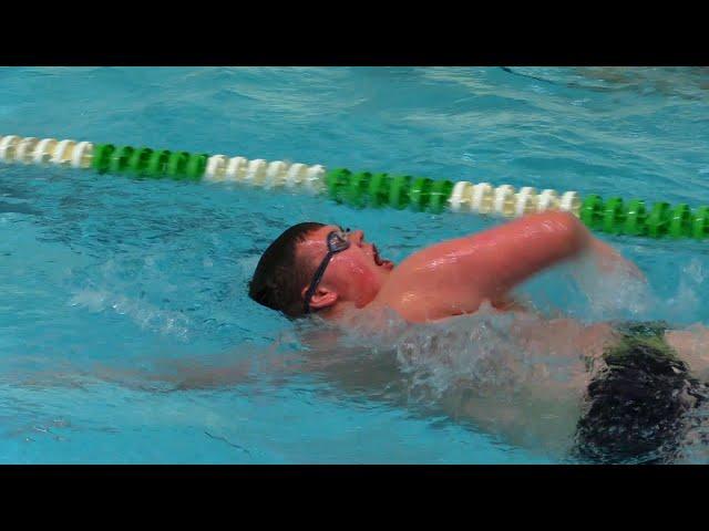 Matthew Billenstein wins most positive athlete award