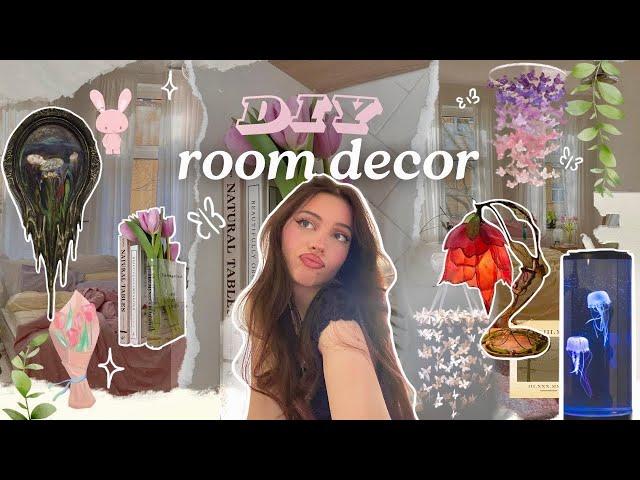 Making cute DIY room decor  7 cheap ideas for a Pinterest room ᡣ𐭩₊ ⊹