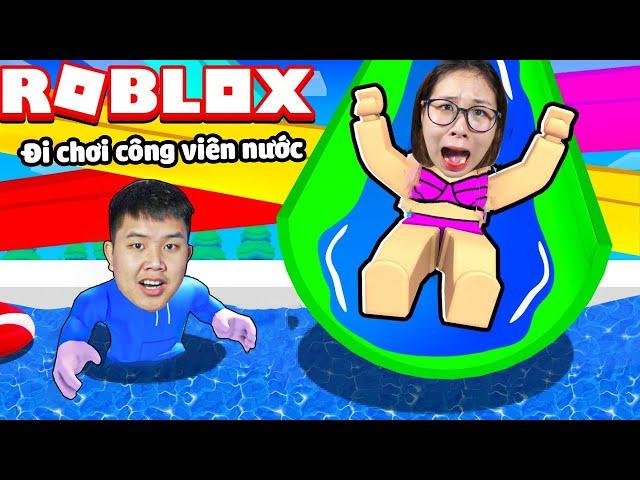 Một ngày đi chơi công viên nước lớn nhất Roblox !? bqThanh và Ốc Chơi Nhiều Trò Cực Vui