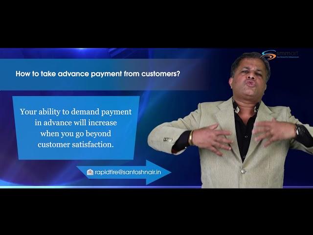 Episode 37: Taking advance payment from customers | Business Solution Capsule