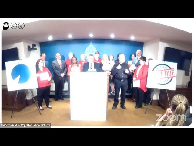 AMSD LIVESTREAM of the May 9, 2022 Press Conference on Special Education