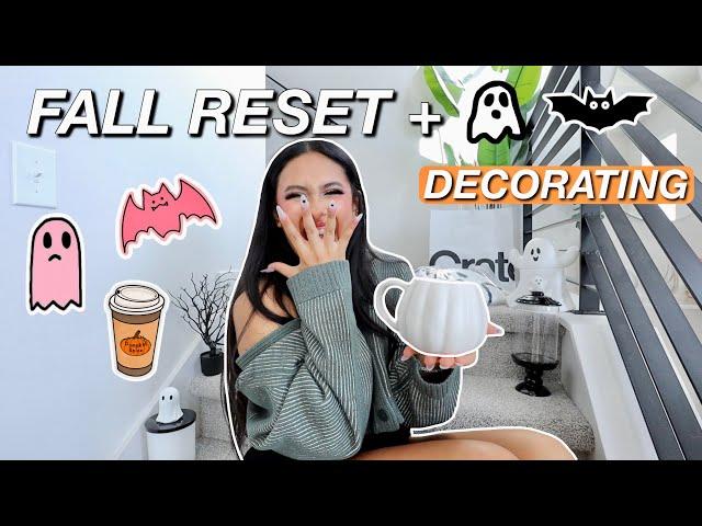 finally.. FALL RESET + DECORATE | honeybobabear