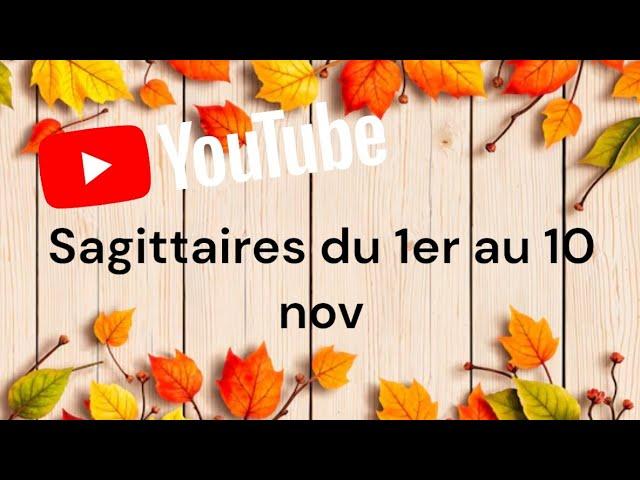 ️sentimental sagittaire du 1er au 10 nov . Tout bouge maintenant pour vous !!! ️