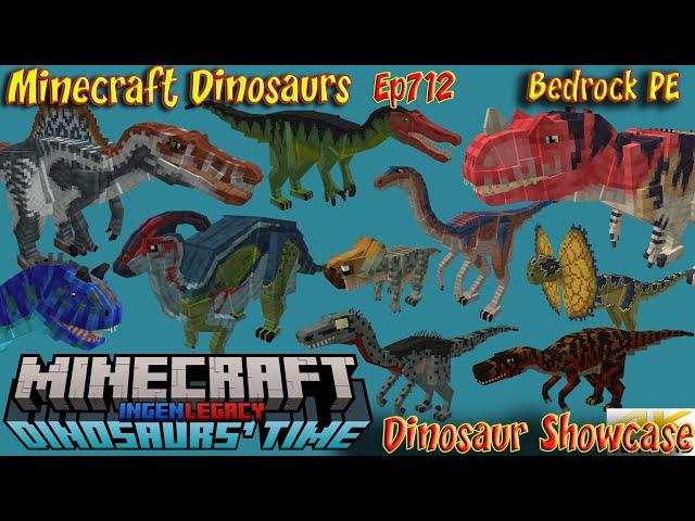 Dinosaurs Time Addon Dinosaurs Time Ingen Legacy Addon Bedrock PE Minecraft Dinosaurs Ep712