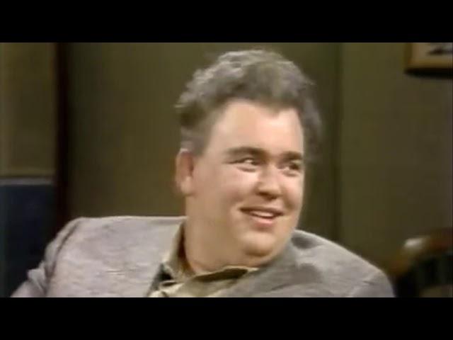 John Candy on Letterman - As Devine As Peter Pan 1982