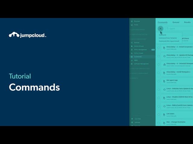 Commands | JumpCloud University Tutorial (2024)