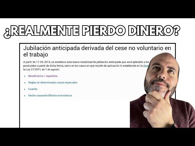 JUBILACIÓN ANTICIPADA ¿Realmente PIERDO DINERO? ¿Puede COMPENSAR Mis INGRESOS ACTUALES?