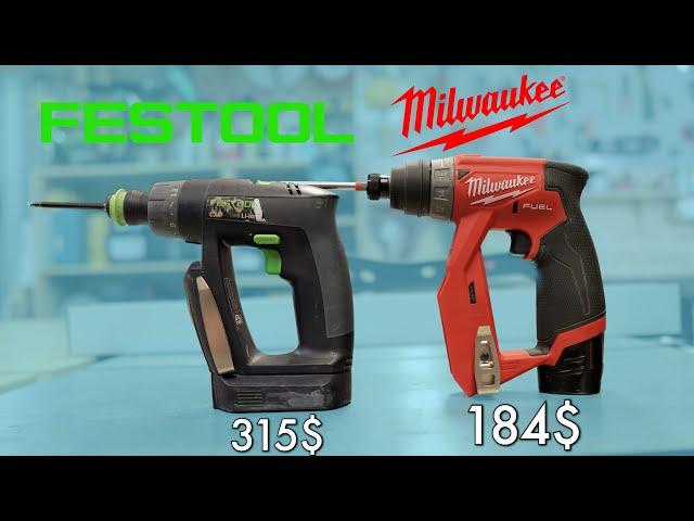 Is the Festool CXS worth $131 more than the Milwaukee M12 Fuel Drill Driver?