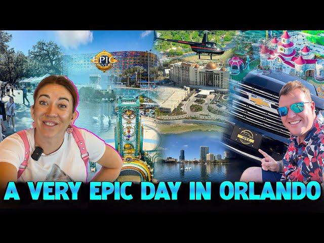 EPIC FLORIDA VLOG! Lake Eola Orlando Markets, Helicopter Ride & Universal Stella Nova Hotel 2025 