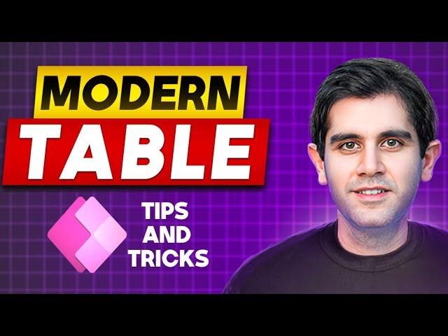 Working with Modern Table Control in Power Apps: Tips & Tricks