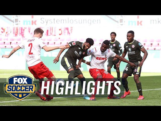 FC Koln blow two-goal lead at home against FSV Mainz 05 | 2020 Bundesliga Highlights