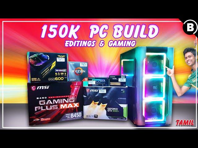 Gaming & Editing PC build 2021|| Budget PC with High Performance || In Tamil