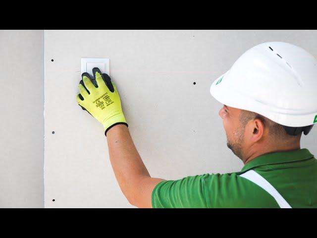 How to Install a Light Switch Box in Drywall?/Монтиране на ключ за осветление в гипсокартонена стена