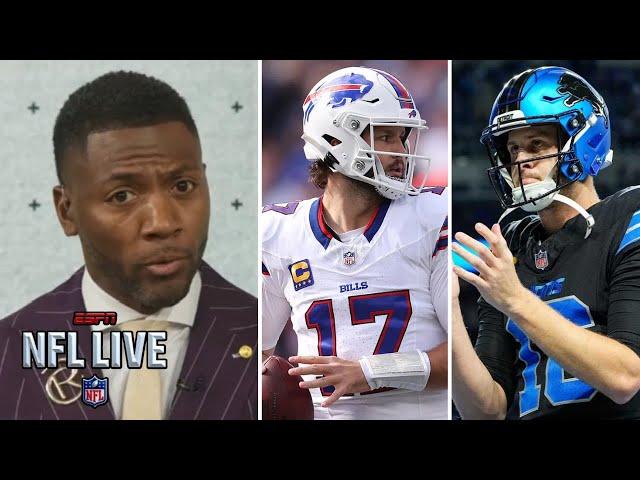 NFL LIVE | "Lions still have the best QB in the NFL: Jared Goff" - Ryan Clark: Josh Allen is MVP