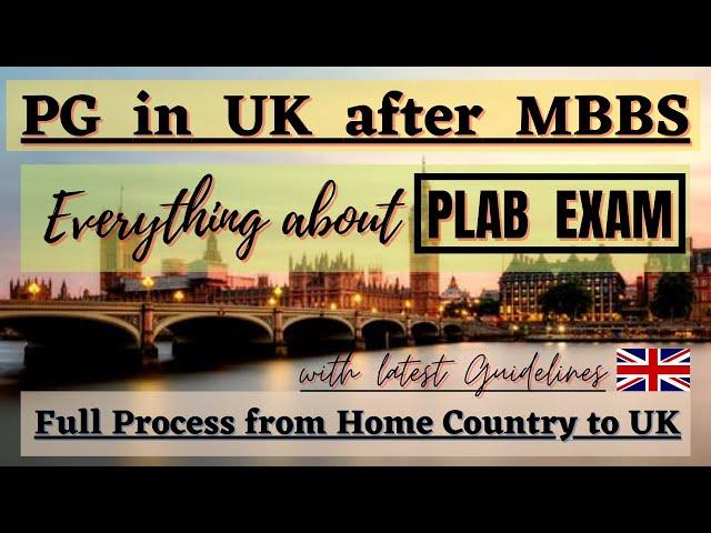 PG in UK after MBBS || PLAB EXAM || Residency in UK after MBBS || PLAB 1 || PLAB 2 || Medicozee