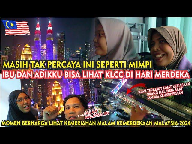 KAGUM!!KAMI TENGOK LANGSUNG KEMERIAHAN KLCC PETRONAS DI MALAM KEMERDEKAAN MALAYSIA 2024 VIEW BERBEDA