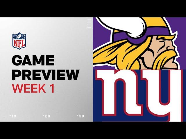 Minnesota Vikings vs. New York Giants | 2024 Week 1 Game Preview