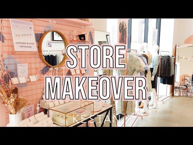 Vlog: How To Design Retail Store Space + DIY Painted Arch | KESTAN