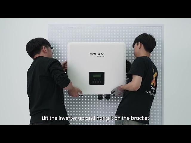 SolaX X3-Hybrid G4 PRO Installation Instruction