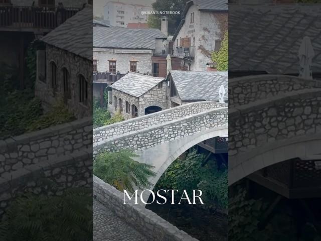 Exploring beautiful alleys and colourful Market of Mostar Old Town