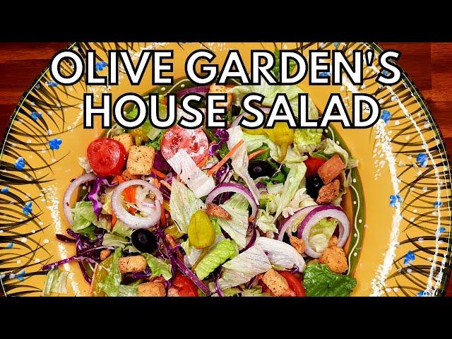 How to make THE OLIVE GARDEN'S | House Salad with House Dressing