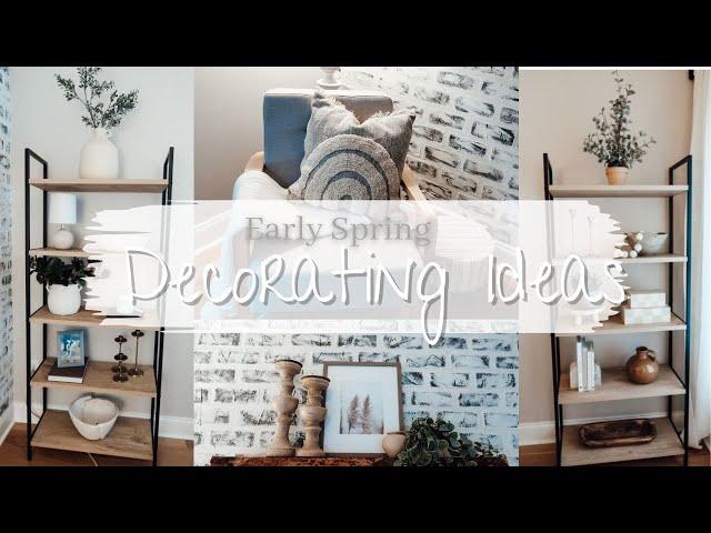 EARLY SPRING DECORATING IDEAS | SPRING DECORATE WITH ME