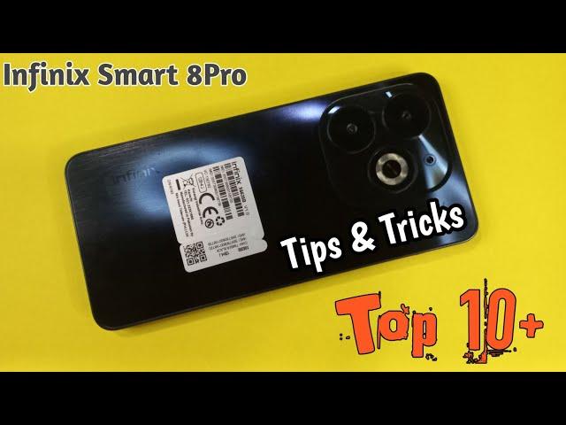 Infinix Smart 8Pro| Top 10+ | Tips & Tricks | Hidden Features | WaleedBizz