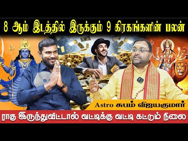 8 இல் சனி இருந்தால் ஆயுள் பலம் உண்டு | Astro Shubam Vijay | Bakthi Plus