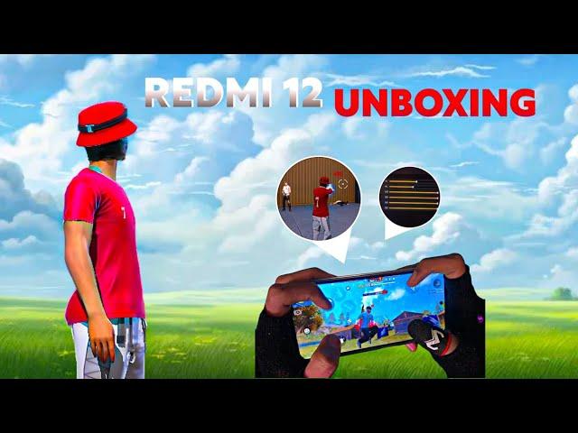 REDMI 12 UNBOXING AND  SETTINGS ️ HUD + SENSI + DPI [FREE FIRE HIGHLIGHTS] 