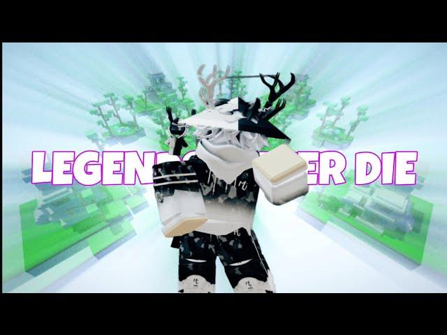 Legends Never Die | Roblox Bedwars Montage  #totallyyelloweditingcontest #editforantagon