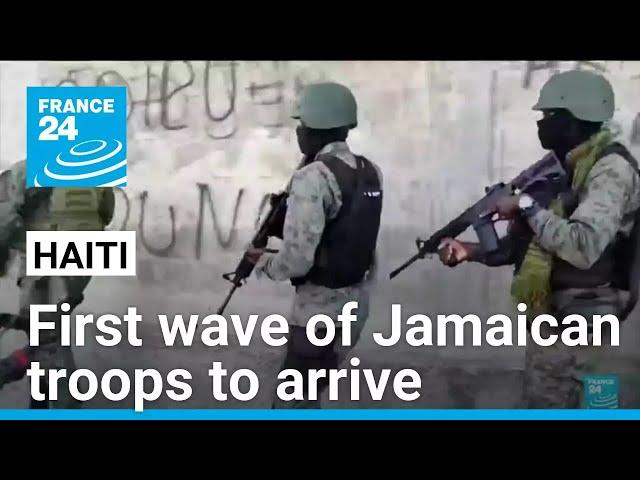 First wave of Jamaican security personnel headed to Haiti • FRANCE 24 English