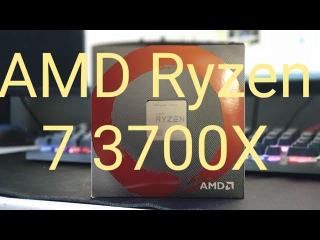 Amd Ryzen 7 3700X (best cpu for video editing and gaming) unboxing