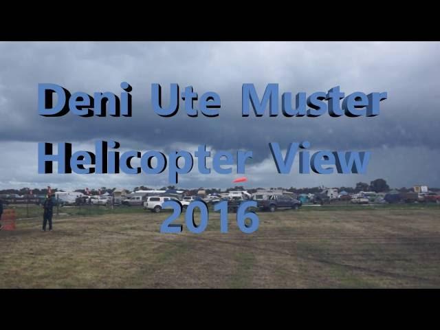 Deni Ute Muster Helicopter View 2016