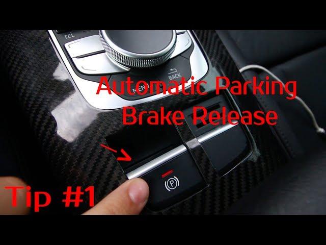 2015 Audi A3 Tip #1 | Parking Brake Release