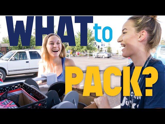 What To Pack For College 2020 | Northern Arizona University