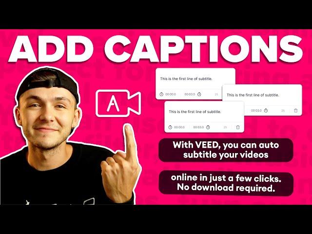 How to Add Captions to Video - Quick & Easy (2022)