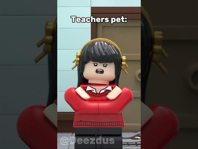 Quiet kid vs teachers pet #lego
