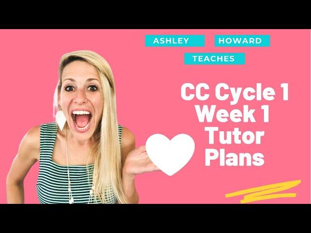 CC Cycle 1 Week 1 (5th edition) Tutor plans