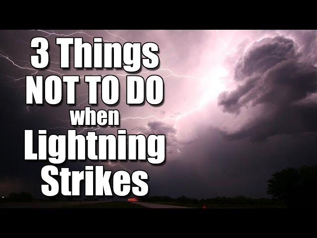 Lightning Strikes These 3 Activities Most