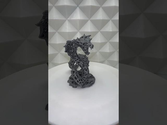 3d printed Cobra voronoi style timelapse