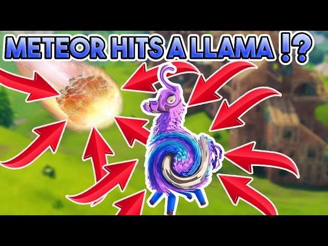 WHAT HAPPENS WHEN A METEOR HITS A LLAMA!!??